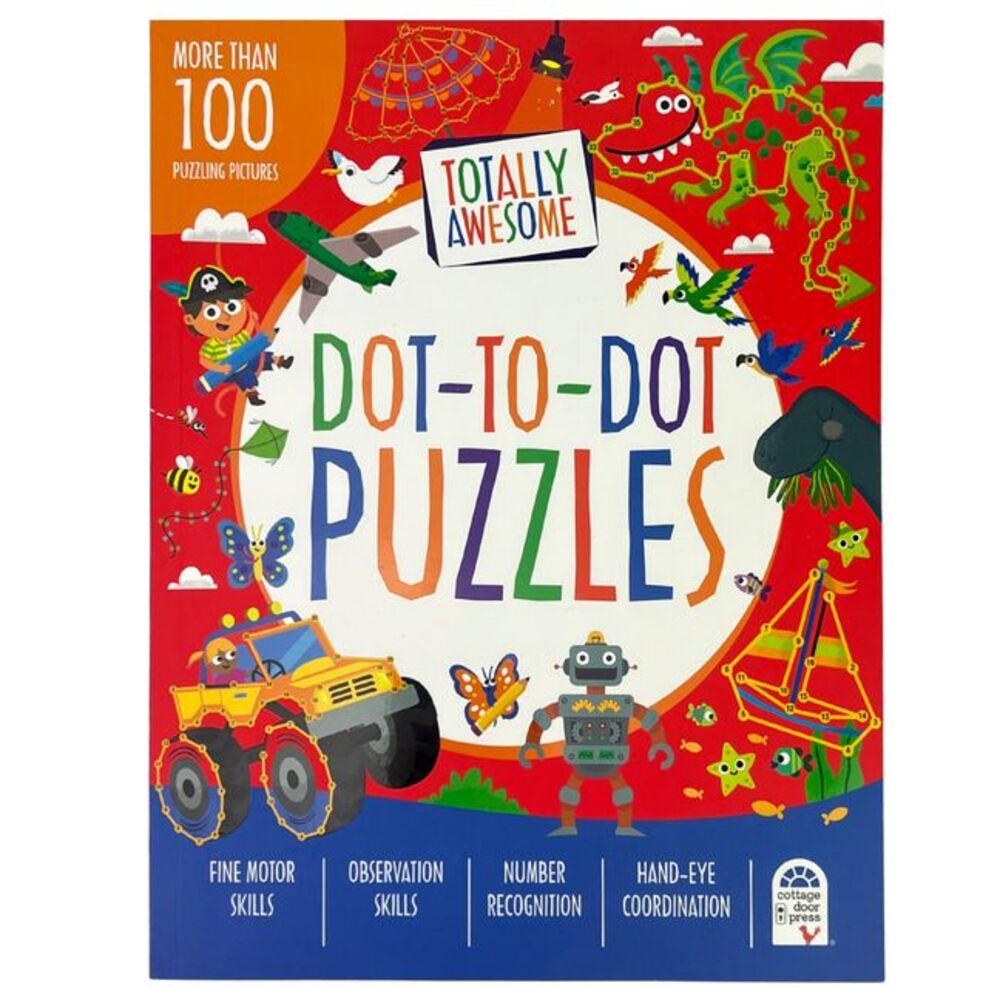 Totally Awesome Dot-To-Dot Puzzles -- Parragon Books
